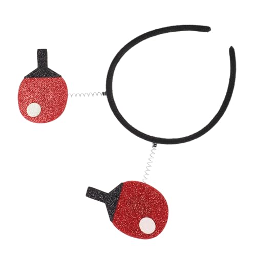 Ipetboom Tischtennis Stirnband für Damen Elastisches Haarschmuck für Geburtstagsfeiern Sport Events und Fotografie Auffällige Tischtennisball Dekoration Vielseitig und Ipetboom Tischtennis Stirnband für Damen Elastisches Haarschmuck für Geburtstagsfeiern Sport Events und Fotografie Auffällige Tischtennisball Dekoration Vielseitig und von Ipetboom