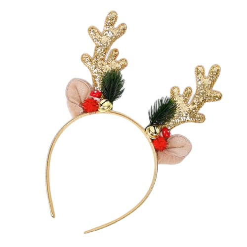 Ipetboom Weihnachts Geweih Stirnband Für Frauen Und ädchen Festlicher Haarreifen Mit Rentier Geweih Und Weihnachtsmütze Ideal Für Weihnachten Karneval Und Partys Lustiger Kopfschmuck von Ipetboom