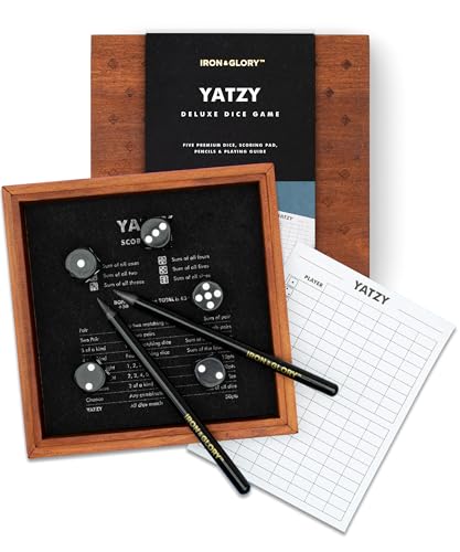 Iron & Glory Yatzy Würfelspiele | Holzbrettspiele für Familienabend | Couchtischdekoration | Familien-Brettspiele für Spieleabend | 4 Spieler Spiele & Holz Wohnzimmer Dekor Iron & Glory Yatzy Würfelspiele | Holzbrettspiele für Familienabend | Couchtischdekoration | Familien-Brettspiele für Spieleabend | 4 Spieler Spiele & Holz Wohnzimmer Dekor von Iron And Glory