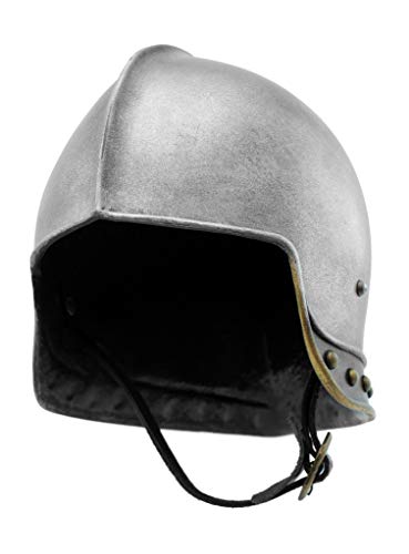 Iron Fortress Offener Schaller - Helm aus Polyurethan (PU) - Gardist - LARP, Mittelalter Fantasy & Cosplay Rüstung von Iron Fortress