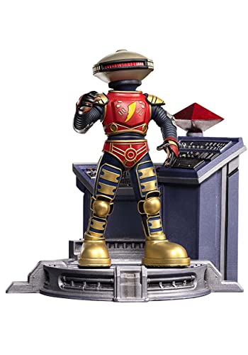 Iron Studios 83694 Power Rangers Alpha 5 DLX 1/10 Statue statuen, bunt von Iron Studios