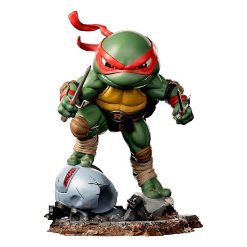 Iron Studios 84056 TMNT Raphael Minico statuen, Mehrfarbig von Iron Studios