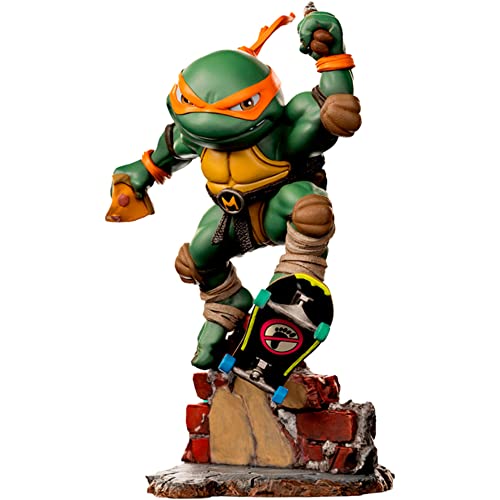 Iron Studios 84058 TMNT Michelangelo Minico statuen, bunt von Iron Studios