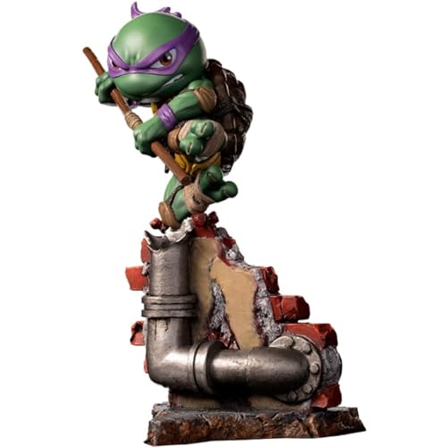 Iron Studios 84059 TMNT Donatello Minico statuen, Mehrfarbig, Standard von Iron Studios