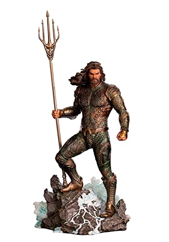 Iron Studios DCCJLE57321-10 Zack Snyder Justice League Aquaman 1/10 Army Figur Art Scale, Statuen, Braun, Standard von Iron Studios