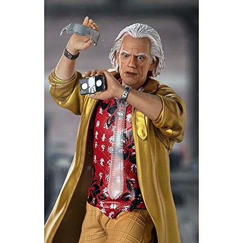 Iron Studios UNBTTF50821-10 1:10 Doc Brown-Back to The Future Part II Zurück in die Zukunft Figur Art Scale, Mehrfarbig von Iron Studios