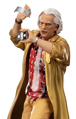 Iron Studios UNBTTF50821-10 1:10 Doc Brown-Back to The Future Part II Zurück in die Zukunft Figur Art Scale, Einfarbig, Mehrfarbig von Iron Studios