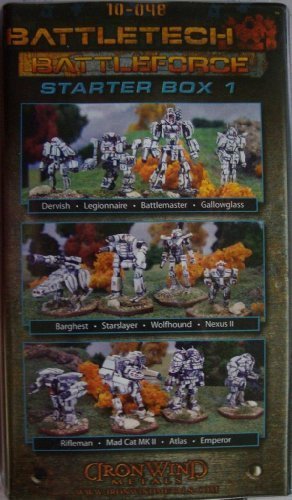 BattleTech BattleForce Scale Starter Box 1 Inner Sphere by Iron Wind Metals (English Manual) von Iron Wind Metals