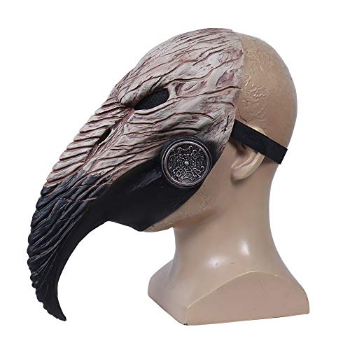 Irue Plague Doctor Schnabelmaske Steampunk Halloween Zubehör von Irue