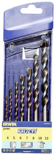 Irwin Tools 10501940 Hartmetall Mehrzweckbohrer 4 mm, 5 mm, 6 mm, 7 mm, 8 mm, 10 mm, 12mm Zylindersc von Irwin Tools