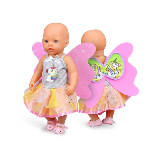 Isa's Friends® - Puppenkleidung - Kleider kompatibel mit Baby Born - 43 cm von Isa's Friends