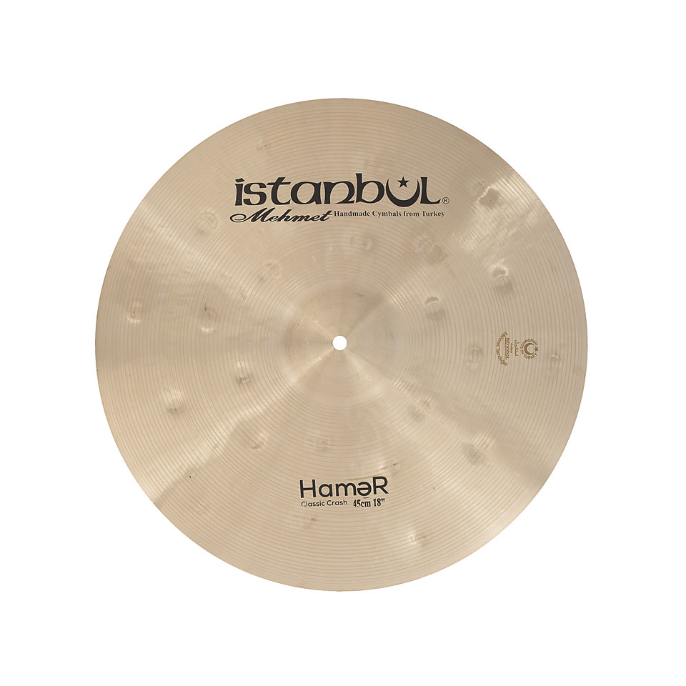 Istanbul Mehmet Hamer 18" Classic Crash Crash-Becken von Istanbul Mehmet