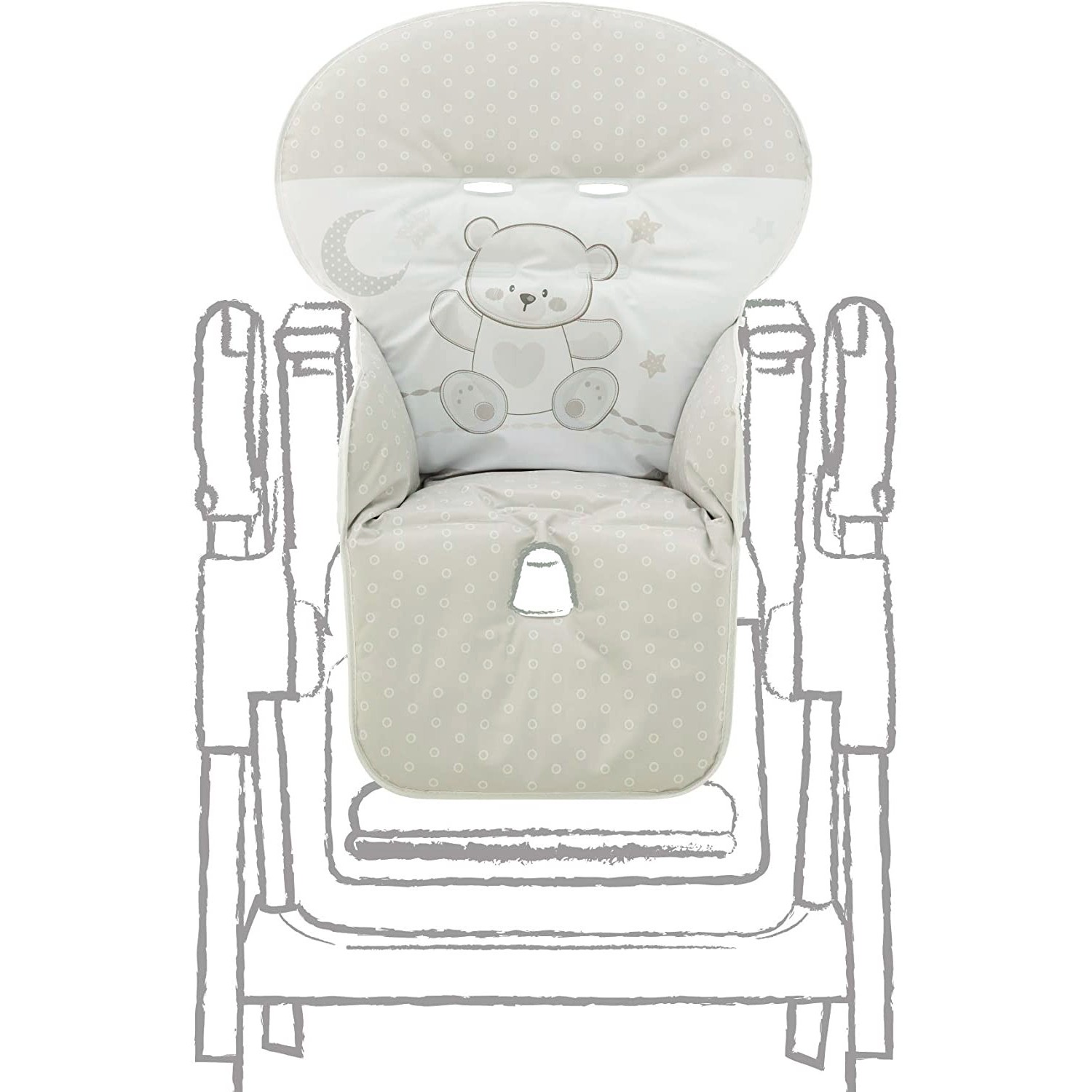 Italbaby PVC Jolie Choco Hochstuhlbezug Italbaby PVC Jolie Choco Hochstuhlbezug von Italbaby