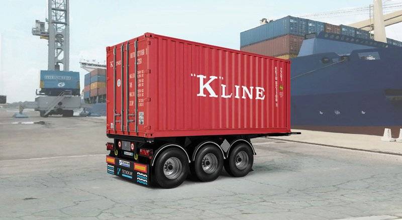 20´ Container Trailer von Italeri