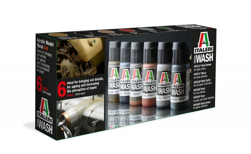 Acryl Model Wash Set von Italeri