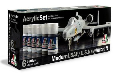 Acryl Set Modern USAF/U.S. Navy Aircraft von Italeri