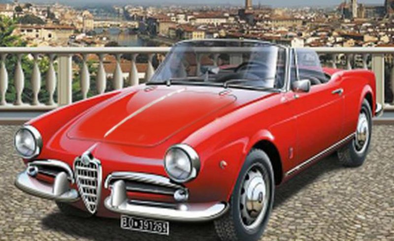 Alfa Romeo Giulietta Spider 1300 von Italeri