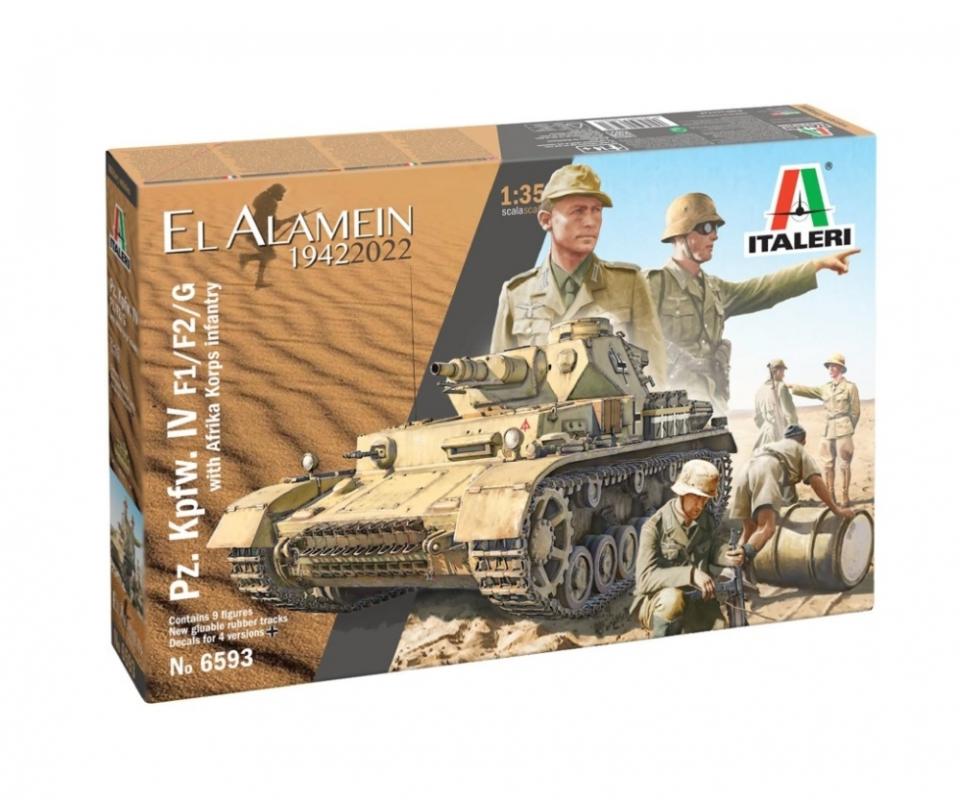 Dt. Pzkpfw.IV F1/F2/G m. DAK Fig. von Italeri