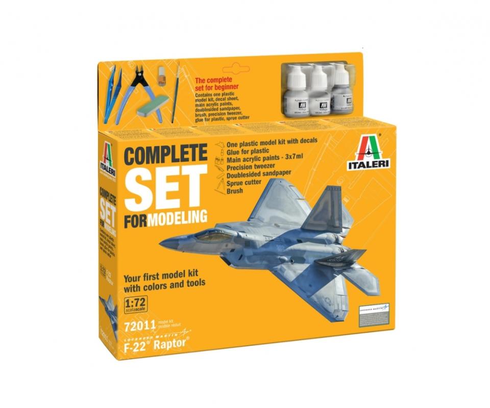 F-22 Raptor - Modell-Set von Italeri