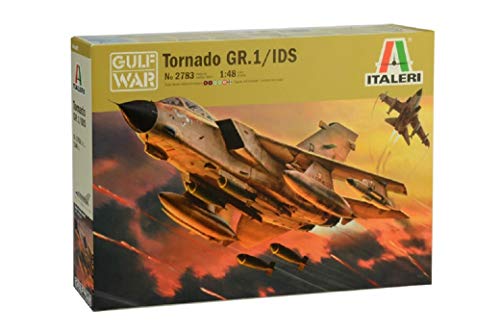 ITALERI 2783S - 1:48 Tornado GR.1/IDS - Gulf War , Modellbau, Bausatz, Standmodellbau, Basteln, Hobby, Kleben, Plastikbausatz, detailgetreu, Unlackiert von Italeri