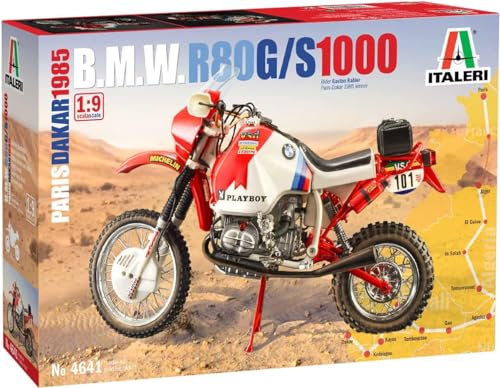 Italeri 4641S - 1:9 R80 G/S 1000 Dakar 1985, Modellbau, Bausatz, Standmodellbau, Basteln, Hobby, Kleben, Plastikbausatz, detailgetreu von Italeri