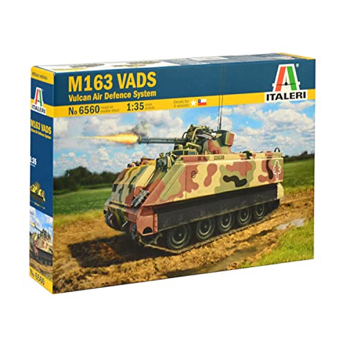 ITALERI 6560S - 1:35 M163 VADS , Modellbau, Bausatz, Standmodellbau, Basteln, Hobby, Kleben, Plastikbausatz, detailgetreu von Italeri