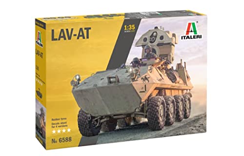 Italeri 6588 Italy 6588S 1:35 US LAV-25 T.U.A Light Armored Veh. -originalgetreue Nachbildung, Modellbau, Plastik Bausatz, Basteln, Hobby, Kleben, Modellbausatz, Zusammenbauen, unlackiert, Sand von Italeri