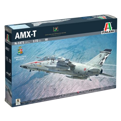 Italeri 1471 1:72 AMX-T Twin Seater - Bausatz, Standmodellbau, Basteln, Hobby, Kleben, Plastikbausatz, detailgetreu, Mehrfarbig von Italeri