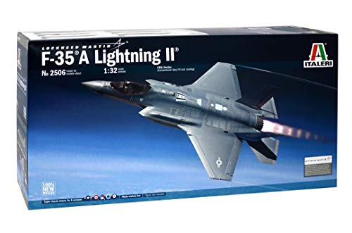 Italeri 2506-1:32 Lockheed F-35A Lighting II Luftfahrt, Grau von Italeri