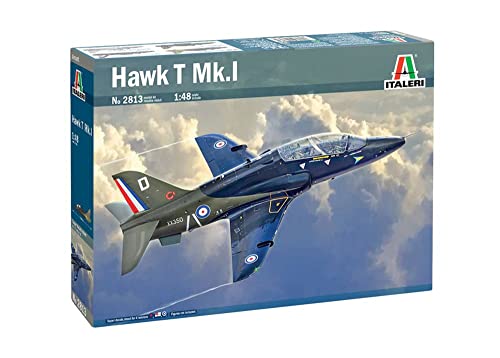 Italeri 2813 1:48 B.Ae. Hawk T. Mk.I-Modellbau, Bausatz, Standmodellbau, Basteln, Hobby, Kleben, Plastikbausatz, detailgetreu, Mehrfarbig von Italeri