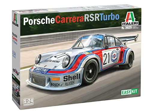 Italeri 3625 1:24 Porsche 934 RSR - Modellbau, Bausatz, Standmodellbau, Basteln, Hobby, Kleben, Plastikbausatz, detailgetreu von Italeri