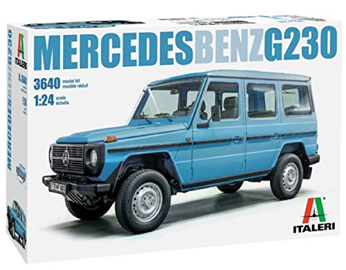 Italeri 3640S Mercedes-Benz 1:24 G 230, originalgetreue Nachbildung, Modellbau, Basteln, Hobby, Kleben, Plastikbausatz, Zusammenbauen, Unlackiert von Italeri