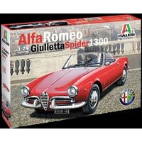 Italeri 3653 Alfa Romeo Giulietta Spider 1300 Automodell Bausatz 1:24 von Italeri