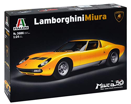 Italeri 3686-1:24 Lamborghini Miura Fahrzeug von Italeri