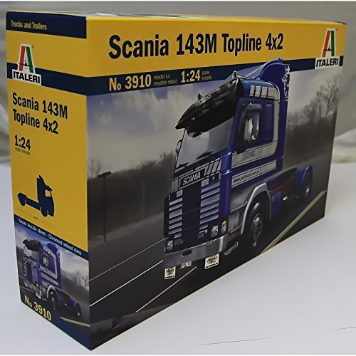 Italeri 3910 1:24 Scania Topline 4x2 Italien Modellbausatz, Unlackiert, S von Italeri