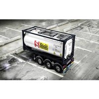 Italeri 3929 Tecnokar Trailer w/ 20ft Tank Truckmodell Bausatz 1:24 von Italeri