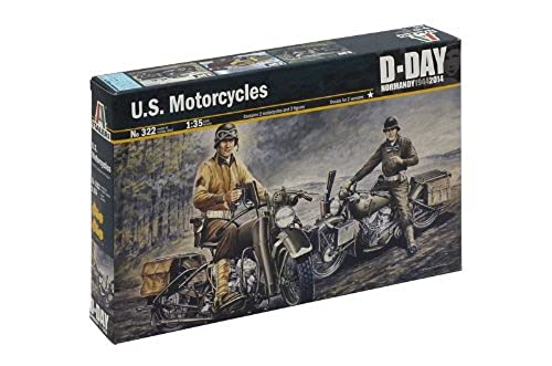 Italeri 510000322-1:35 U.S. Motorräder WWII von Italeri