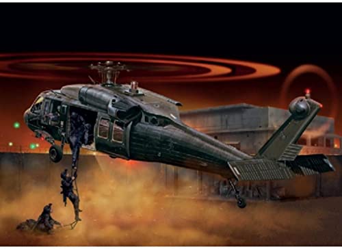 Italeri I2706 510002706 - 0.075 UH-60A schwarze Hawk Night Raid, Schwarz von Italeri