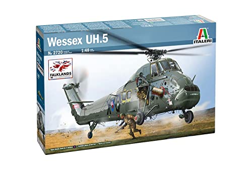 Italeri 510002720-1:48 Wessex UH.5, Helicopter von Italeri