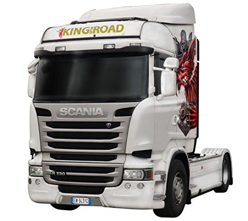 Italeri 510003932 1:24 Scania R730 Streamline Highline Cab Fahrzeug, Schwarz von Italeri