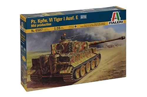 Italeri 510006507 - 1:35 IT WW2 Panzerkampfwagen VI Tiger I Ausführung E, grün von Italeri