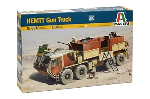 Italeri 510006510 Hemtt Gun Truck Armee Modellbausatz, Zufällige Farbauswahl von Italeri