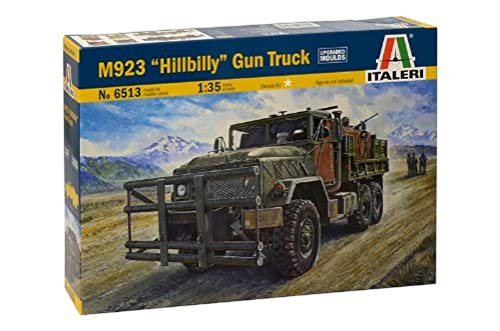 Italeri 510006513 M923 Hillbilly Gun Truck Fahrzeug Modellbausatz, Mehrfarbig, 1:35 von Italeri