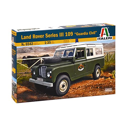 Italeri 510006542 Land Rover 1:35 109 "Guardia Civil, Green,Orange,Silver,White von Italeri