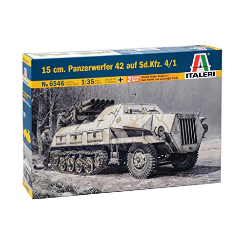 Italeri 510006546 1:35 Panzerwerfer 42 Maultier Halbk, Modellbau, Bausatz, Standmodellbau, Basteln, Hobby, Kleben, Plastikbausatz, detailgetreu, 15 cm, Keine Informationen von Italeri