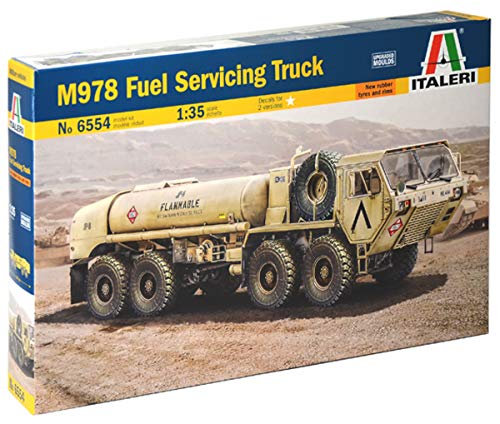 Italeri 510006554" 1:35 Mod. US M978 Fuel Service Truck Fahrzeug, Nicht bemalt von Italeri