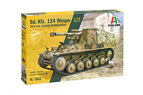 Italeri 510007061 - Sd.Kfz.124 Wespe, 10.5 cm, Maßstab: 1:72 von Italeri