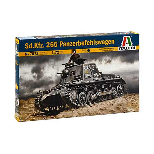 Italeri 510007072 ITA7072 1:72 Sd.Kfz 265 Kleine Panzerbefehlswag, Nicht bemalt, Small von Italeri