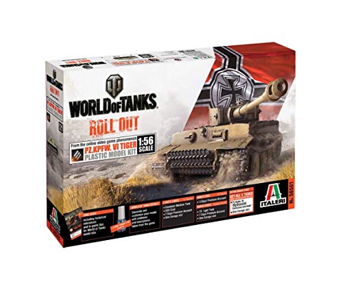 Italeri 510056501-1:56 WoT Tiger 1 Italeri 510056501-1:56 WoT Tiger 1 von Italeri