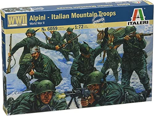 Italeri 6059S - Italian Mountain Troops Alpini - 2nd World War, Unlackiert von Italeri